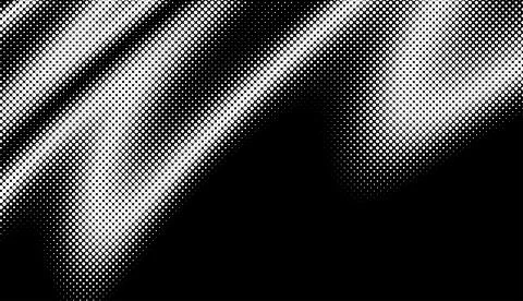 Monochrome gradient halftone dots background. Vector illustration. Abstract Stock Illustration