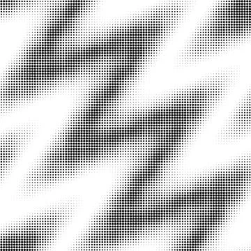 Monochrome gradient halftone dots background. Vector illustration Stock Illustration