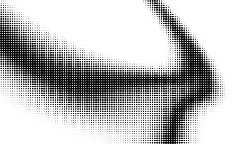 Monochrome gradient halftone dots background. Overlay png illustration. Abs.. Illustrazione stock