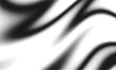 Monochrome gradient halftone dots background. Overlay png illustration. Abs.. Stock Illustration