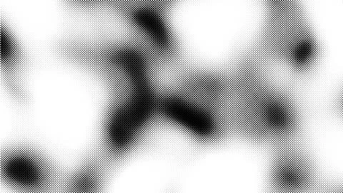 Monochrome gradient halftone dots background. Vector illustration. Big wave Stock Illustration