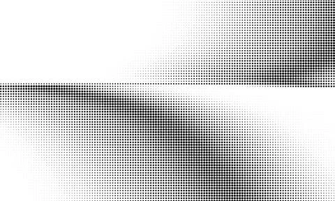 Monochrome gradient halftone dots background. Overlay png illustration. Abstract Stock Photos