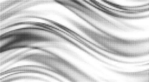 Monochrome gradient halftone dots background. Overlay png illustration. Abstract Stock Photos