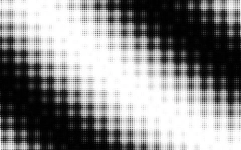 Monochrome gradient halftone dots background. Overlay png illustration. Abstract Stock Photos