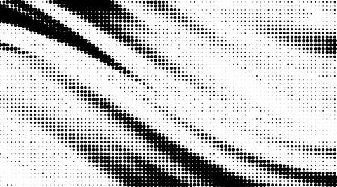 Monochrome gradient halftone dots background. Overlay png illustration. Abstract Stock Photos