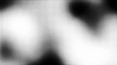 Monochrome gradient halftone dots background. Overlay png illustration. Abstract Stock Photos