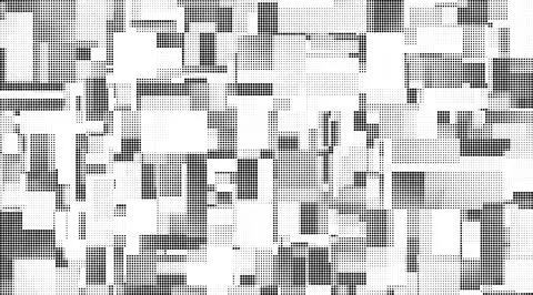 Monochrome gradient halftone dots background. Overlay png illustration. Abs.. Stock Photos