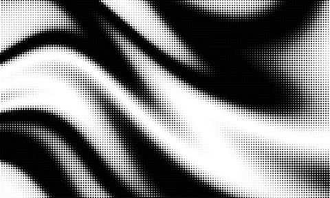 Monochrome gradient halftone dots background. Overlay png illustration. Abstr Stock Photos