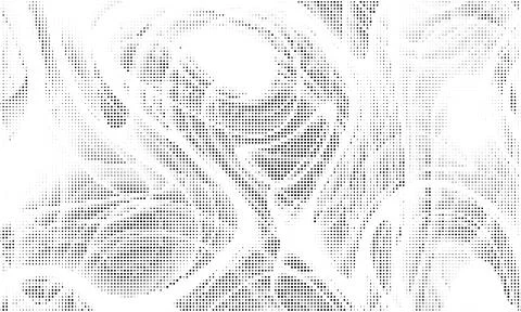 Monochrome gradient halftone dots background. Overlay png illustration. Abs.. Stock Photos