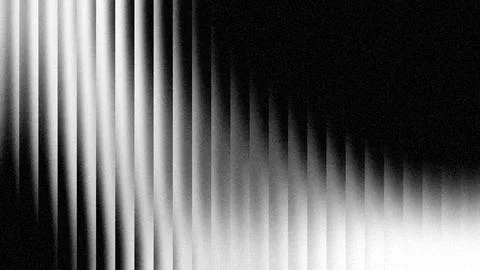 Monochrome grainy ribbed wave background with black white gradient and vert.. Stock Illustration