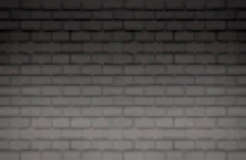 Monochrome gray brick pattern blur background backdrop grunge design Stock Photos