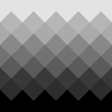 Monochrome grayscale geometric pattern, background. Seamlessly repeatable. Stock Illustration