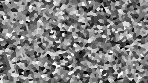 Monochrome Grey Geometric Mosaic Pattern Motion Graphic Loop Stock Footage 347516817