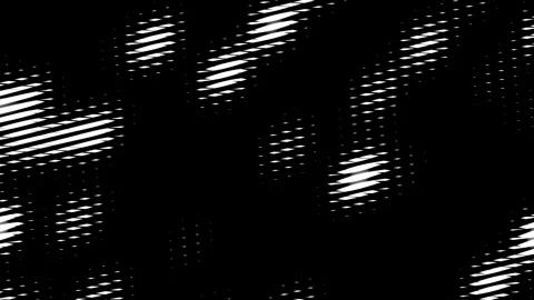 Monochrome grid intricate zigzag pattern of white dots on black background Stockbeeldmateriaal 311608994