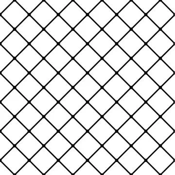 Monochrome grid, mesh background, seamless pattern. Vector. Illustrazione stock