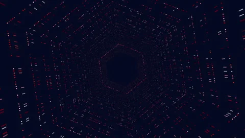 Monochrome grid pattern with bold red lines - ideal as website background Stock-Footage 315089251