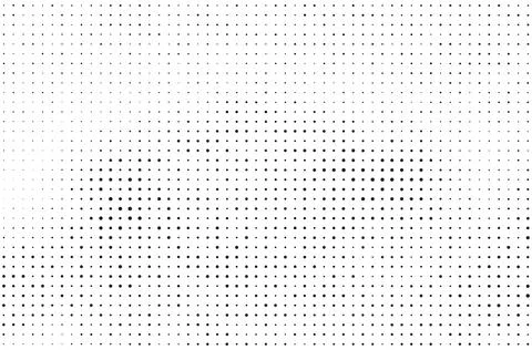 Monochrome grid point pattern, halftone grid background Stock Illustration