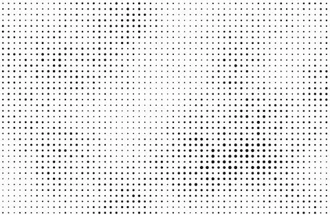 Monochrome grid point pattern, halftone grid background Stock Illustration