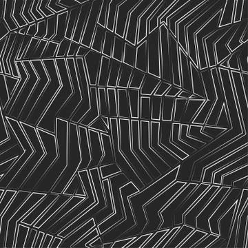 Monochrome grid seamless pattern Stock Illustration