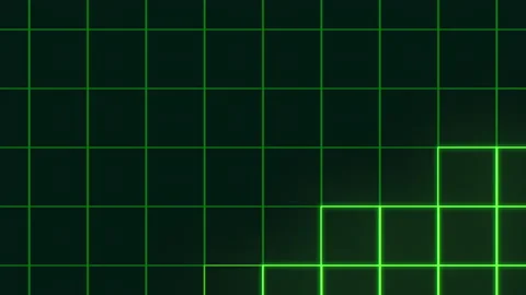 Monochrome grid with subtle green lines versatile background for web design or 스톡 동영상 267063518