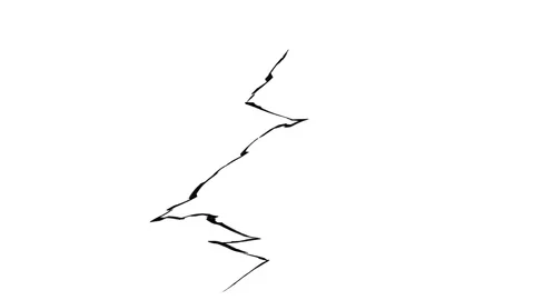 Monochrome Ground Splitting Animation Video stock 346766185