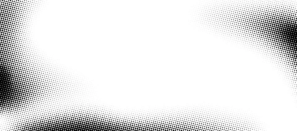 Monochrome grunge gradient dots pattern background Illustrazione stock