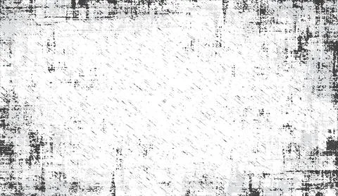 Monochrome grunge texture background with distressed black and white borders 스톡 일러스트