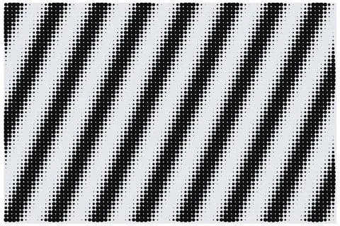 Monochrome Halftone Diagonal Stripe Pattern Graphic Illustration Background Stock Illustration