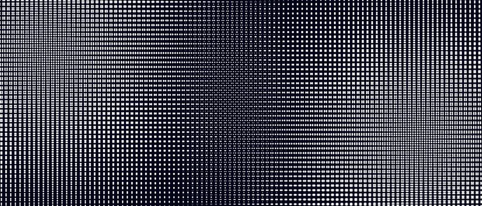 Monochrome Halftone Dot Pattern Abstract Halftone Grid Background Stock Illustration