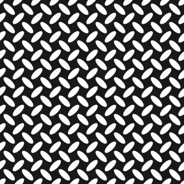 Monochrome halftone ellipse pattern background - abstract vector illustration Stock Illustration
