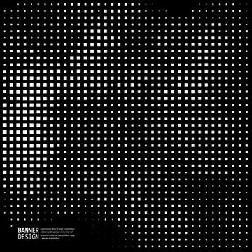 Monochrome halftone pattern dot background Illustrazione stock
