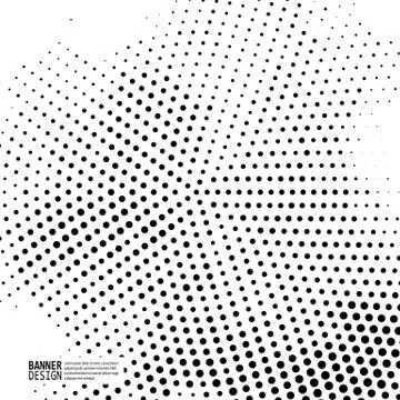 Monochrome halftone pattern dot background Illustrazione stock