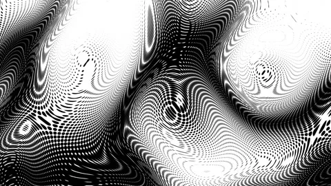 Monochrome halftone texture with black and white organic elements Perfect for Stock Footage 301876591