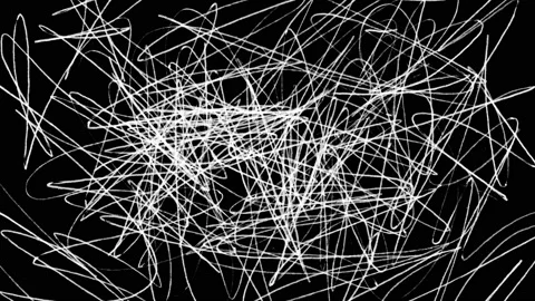 Monochrome Hand Drawing Lines	 Stock Footage 147222081