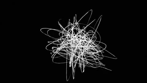 Monochrome Hand Drawing Lines	 Stock Footage 147222089