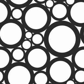 Monochrome hole seamless pattern Illustrazione stock