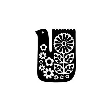 A monochrome illustration Stock Illustration