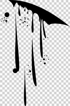 Monochrome image featuring a solid black background, conveying simplicity a.. Illustrazione stock