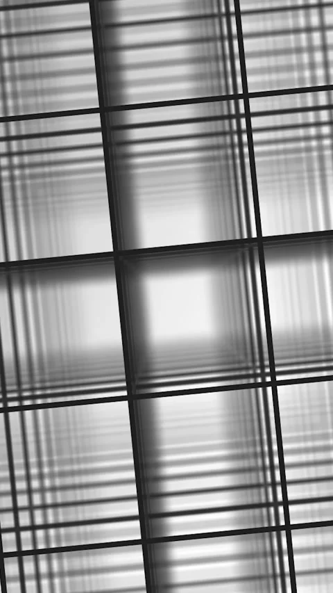 Monochrome image of a grid pattern with window blind and shades Stock Footage 275501659