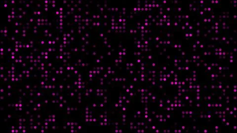 Monochrome LED dot grid background pink Stock Illustration