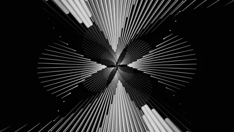 Monochrome Lines 4K 03 Stock Footage 101262305