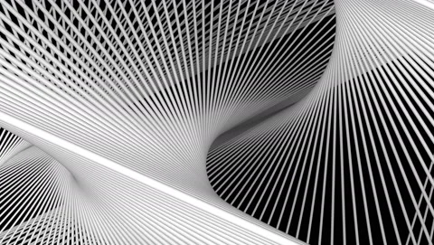 Monochrome Lines 4K 08 Stock Footage 101263223