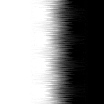 Monochrome lines pattern, vertically seamless. Straight parallel horizontal l Stock Illustration