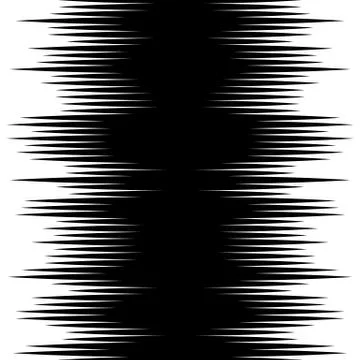 Monochrome lines pattern, vertically seamless. Straight parallel horizontal l Stock Illustration