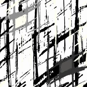 Monochrome lines on white background image in graffiti style Stock Illustration