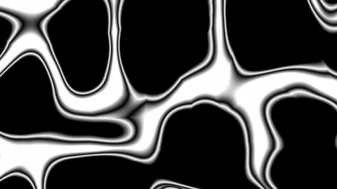 Monochrome liquid wave motion background with high contrast black and white Vídeos de archivo 330902831
