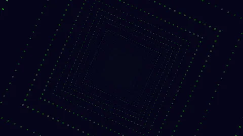 Monochrome maze intricate pattern of dots on square canvas 動画素材 315089491