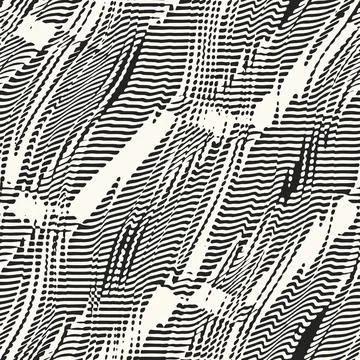Monochrome Moiré Effect Textured Pattern Illustrazione stock