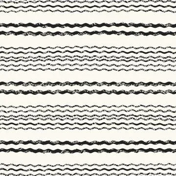 Monochrome Mottled Textured Wavy Pattern Stock Illustration