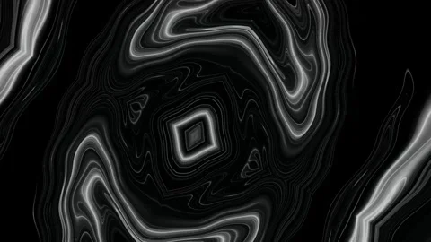 Monochrome Neon Fluid 4K 60 FPS VJ Loop Background Stock Footage 340451353